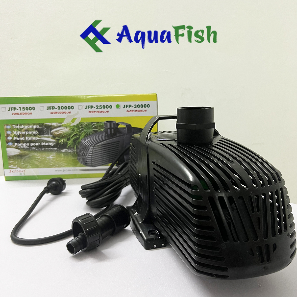Bơm đẩy cao, đẩy thác hồ cá koi, hòn non bộ jebao jfp 15000 - jfp 30000