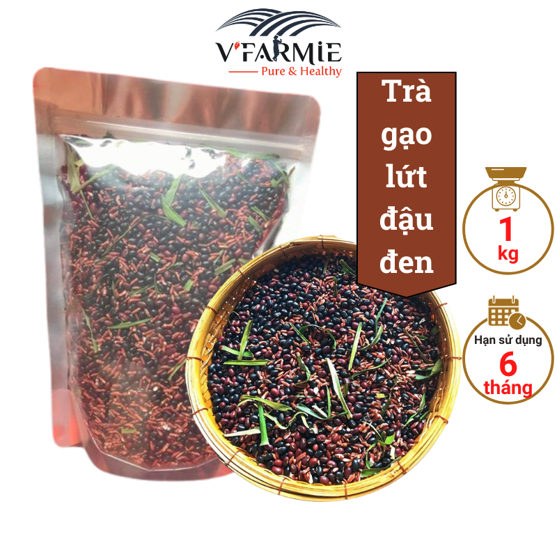 Trà gạo lứt, đậu đen xanh lòng, lá dứa, cỏ ngọt rang sẵn