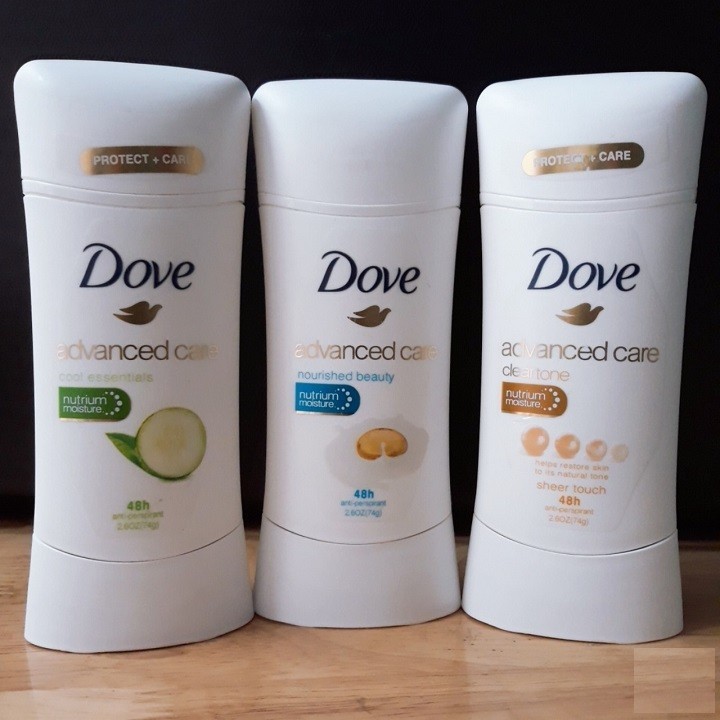]k] combo 2 sáp lăn khử mùi dove hàng mỹ