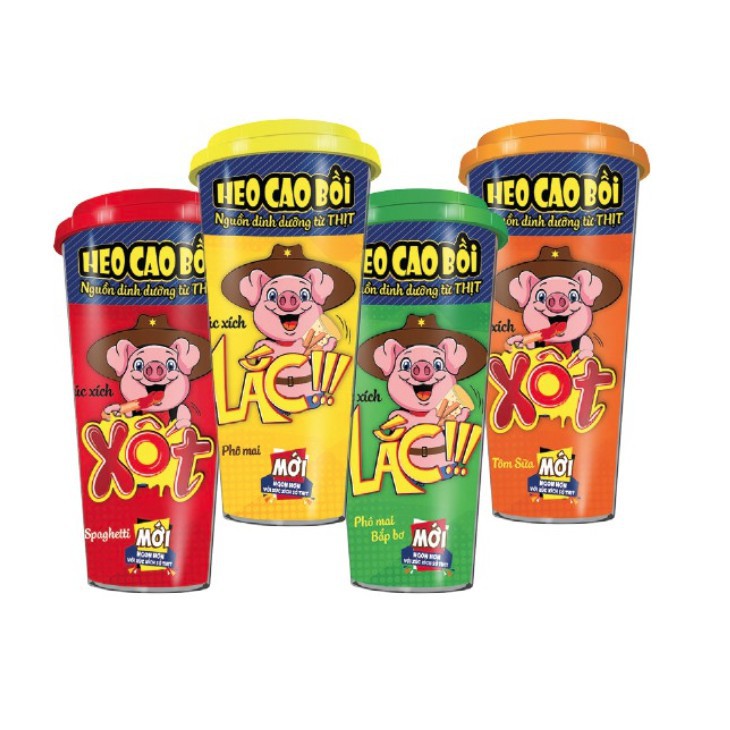 Xúc xích lắc đủ vị