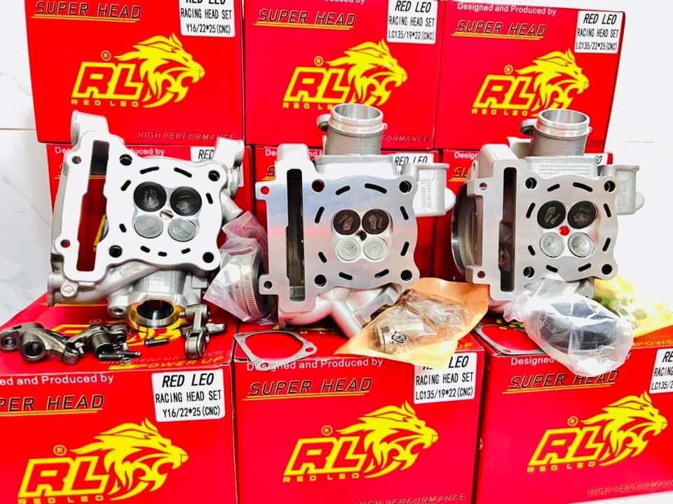 Đầu redleo 19/22 cnc porting hút xả đi máy 57zz , 62zz cho ex135 , ex150 , ex các đời