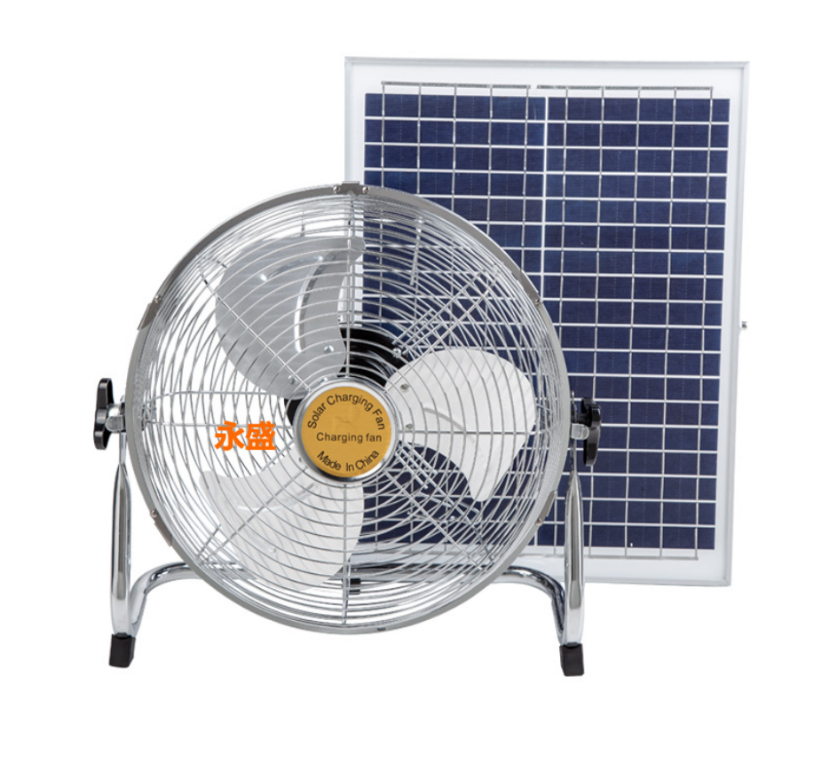 Quạt Năng Lượng Mặt Trời, sử dụng pin sạc 12 cấp độ gió 13200 mAh