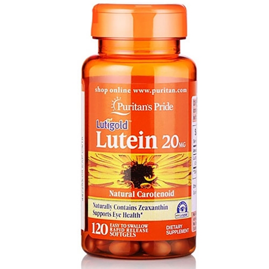 Viên uống bổ mắt Lutein 20mg lọ 120 viên Puritans Pride