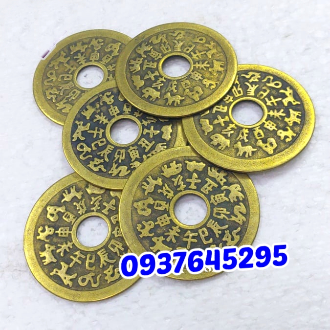Tiền xu 12 con giáp bằng đồng