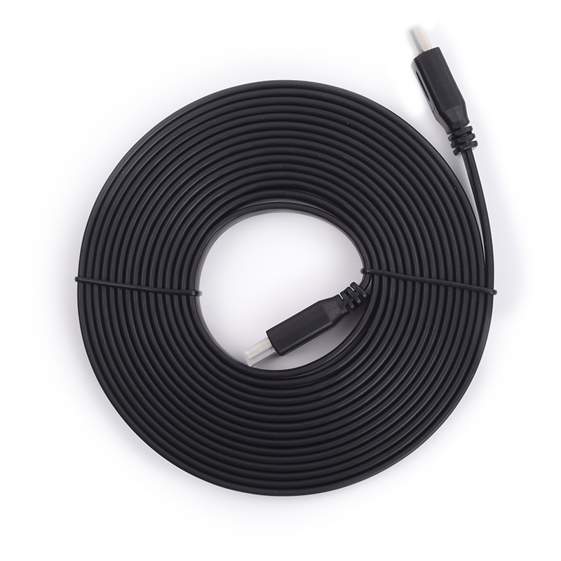 Dây cáp HDMI 2 đầu có Ethernet tốc độ cao dạng dẹt dài 10 mét