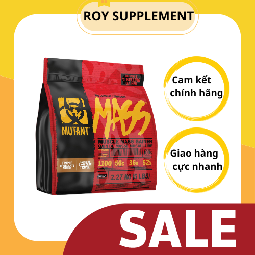 Sữa tăng cơ mutant mass protein 5lbs - 2.27kg