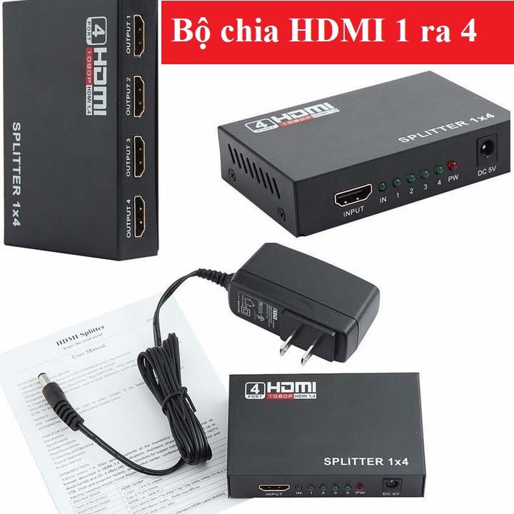 Bộ chia từ 1 cổng hdmi ra 4 cổng hdmi - hdmi splitter 1x4 cổng