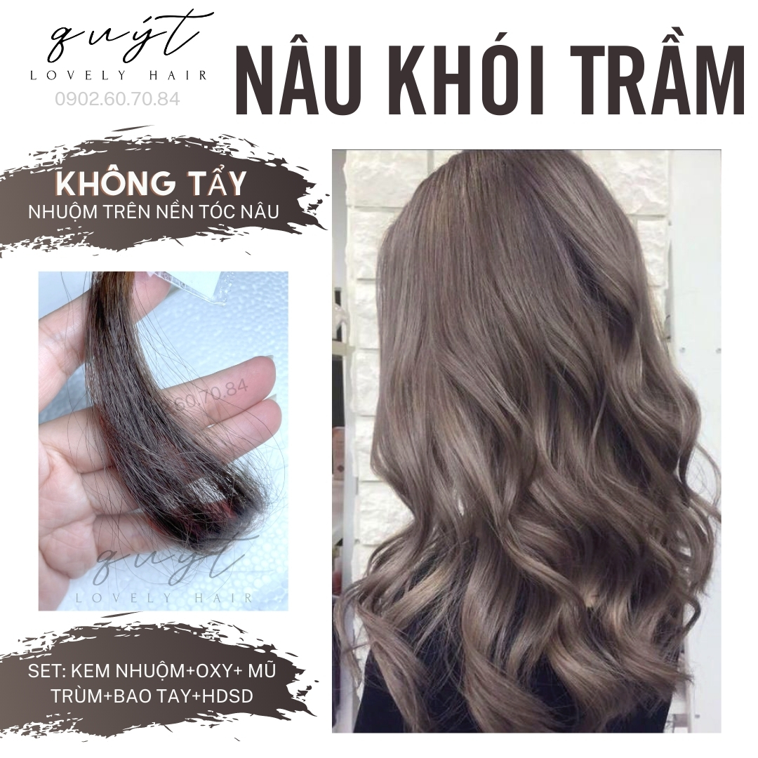 Màu Nhuộm Nâu Khói Trầm Dkumahair.vn - Thuốc nhuộm tóc | TheFaceHolic.com