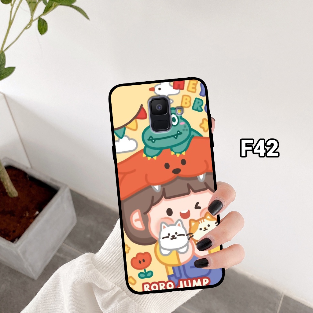 Ốp lưng samsung galaxy a6 - a8 2018 - a6 plus - a8 plus - j6 - j6 plus - j8 2018 in hình hoạt hình roro