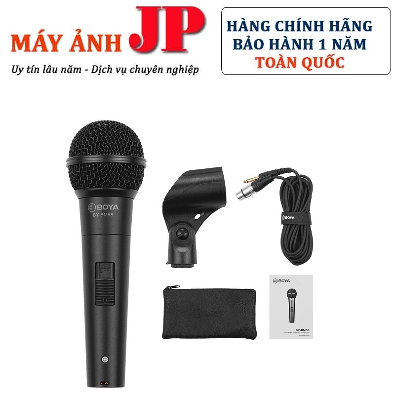 Micro thu âm cầm tay boya by-bm58