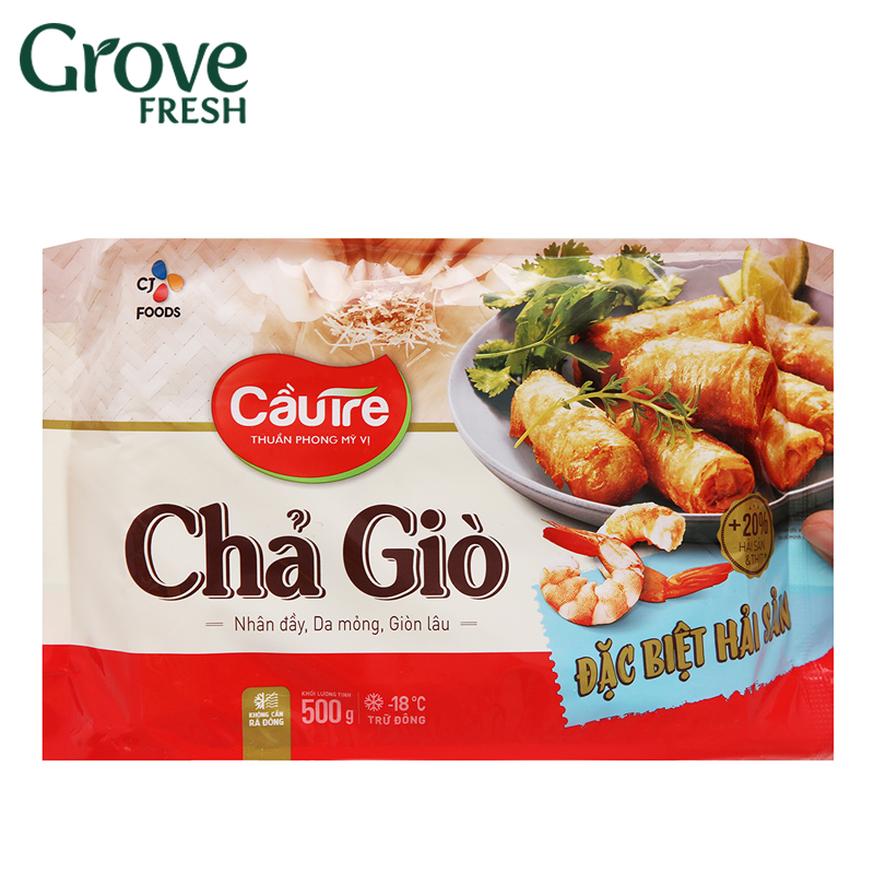 Chả Giò Rice CTE Đặc Biệt - Hải Sản CJ Gói 500g