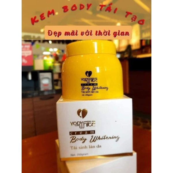 Kem body bong da phương anh - body bong da yody white phương anh 250g