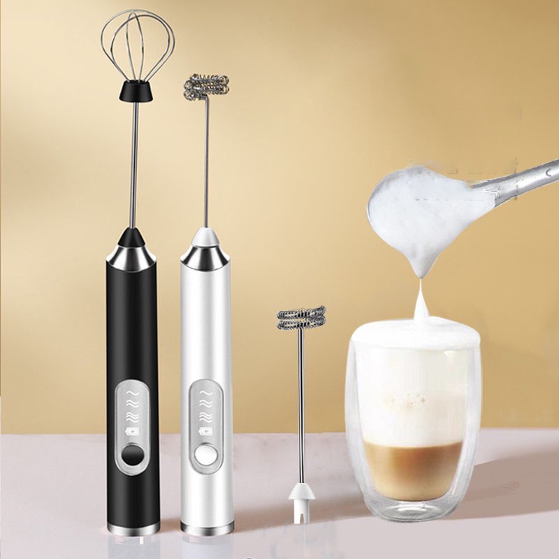 Máy đánh trứng cầm tay mini cao cấp , máy tạo bọt cafe