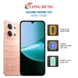 Điện thoại Xiaomi Redmi 15C (6GB/128GB) - Hàng chính hãng - 6.9 inch Dot Drop, MediaTek Helio G81 Ultra, Pin 6000mAh