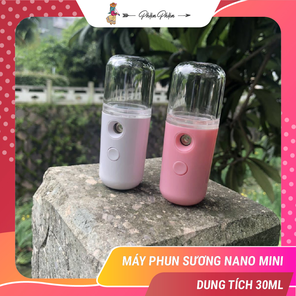Máy phun sương xịt khoáng nano Kangnian bình xông hơi mặt mini cầm tay làm mát cấp ẩm cho da Màu Ngẫu Nhiên BELLA925