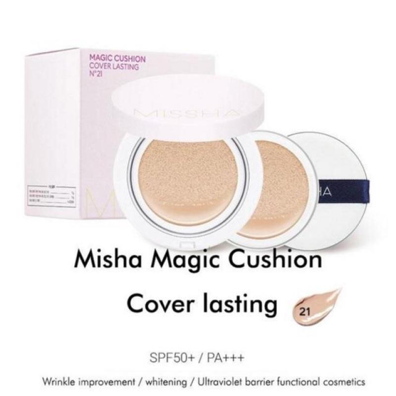  Phấn Nước Không Trôi Missha Magic Cushion Cover Lasting  Hồng  