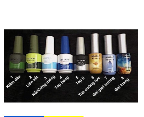 Sơn gel base, top, cứng móng vinimay