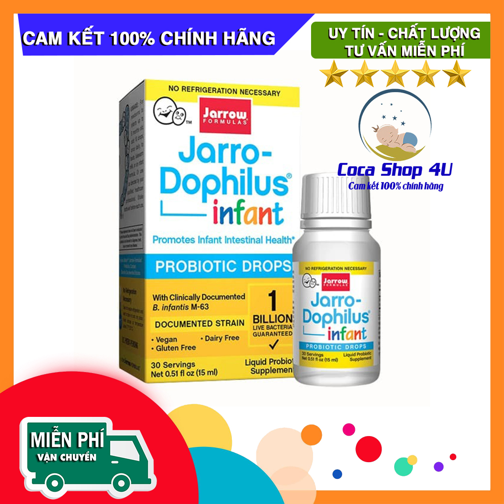 Men vi sinh đẩy đờm jarro dophilus infant - cho bé từ 0 đến 6 tháng tuổi