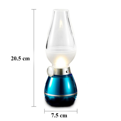 Đèn dầu thông minh - Thổi là tắt/bật (phù hợp thắp trên ban thờ, cúng ngoài trời không sợ gió…)