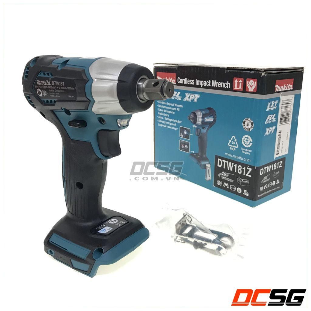 Máy siết bu lông 12.7mm dùng pin 18v makita dtw181z