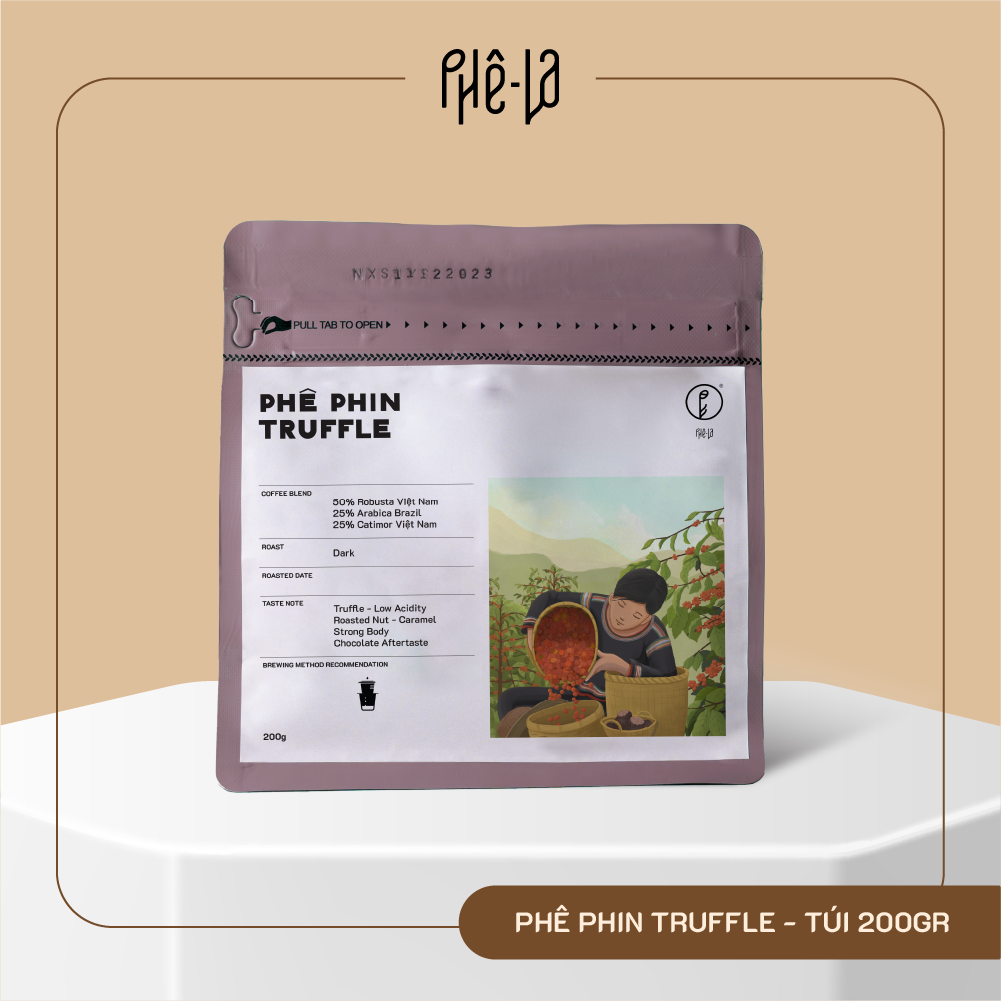 Phê phin truffle - túi 200gr | phê la