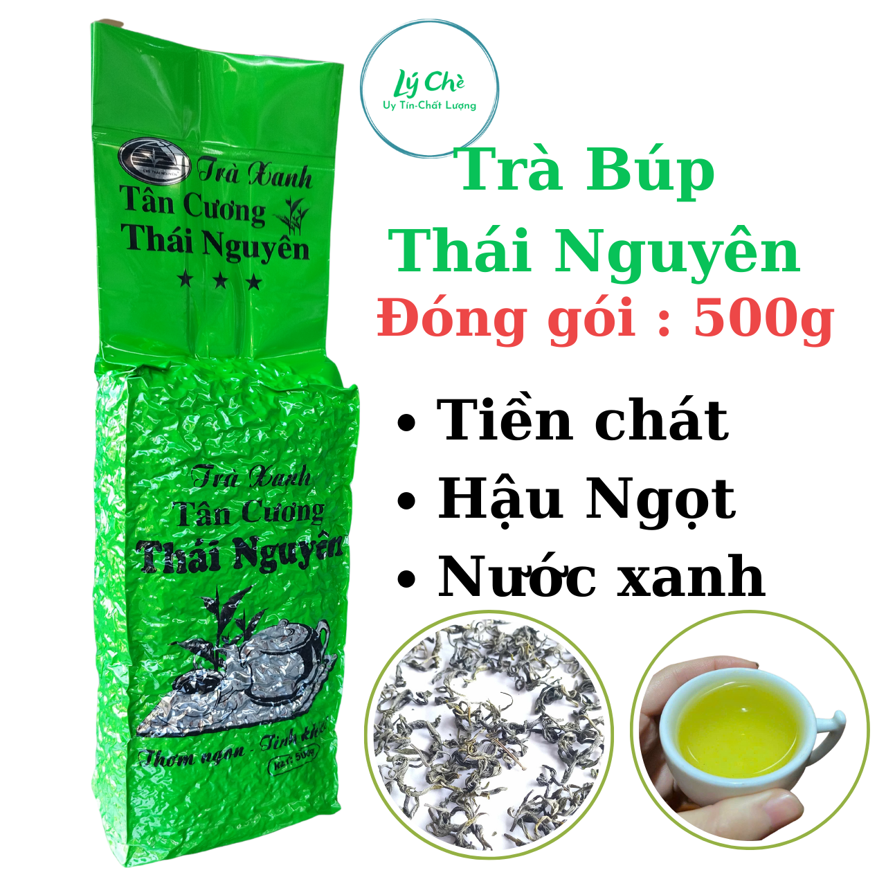 trà búp cành lai thái nguyên , trà búp nõn ngon gói 500g
