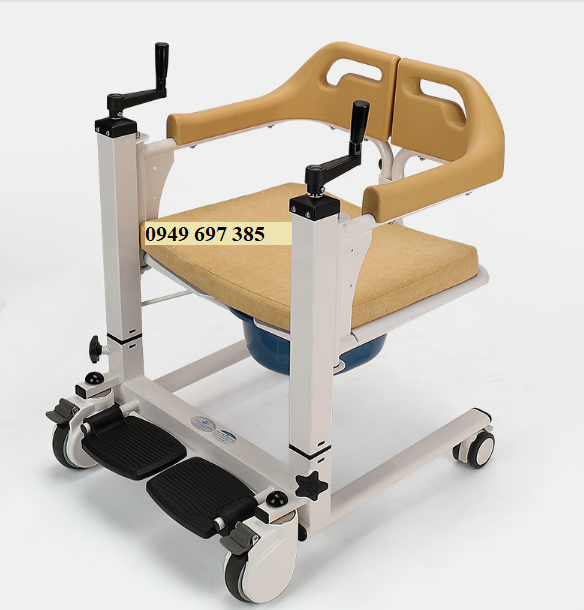 Xe lăn ghép 2 mảnh dich chuyển bệnh nhân
