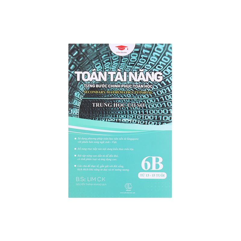 Sách Toán Tài Năng 6B ( 13 - 15 Tuổi ) - Nhà Sách Á Châu Books