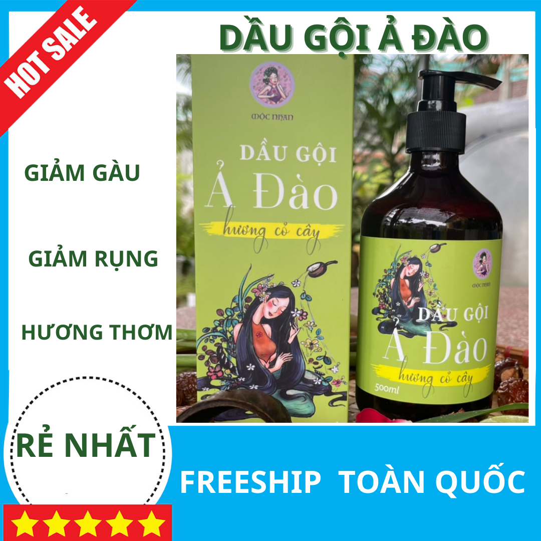 Dầu gội cỏ cây ả đào mộc nhan , dầu gội thảo dược 500ml