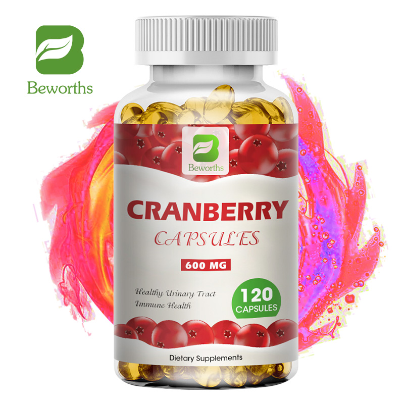BEWORTHS Cranberry Capsules Rich Vitamin C Supports Urinary System Health