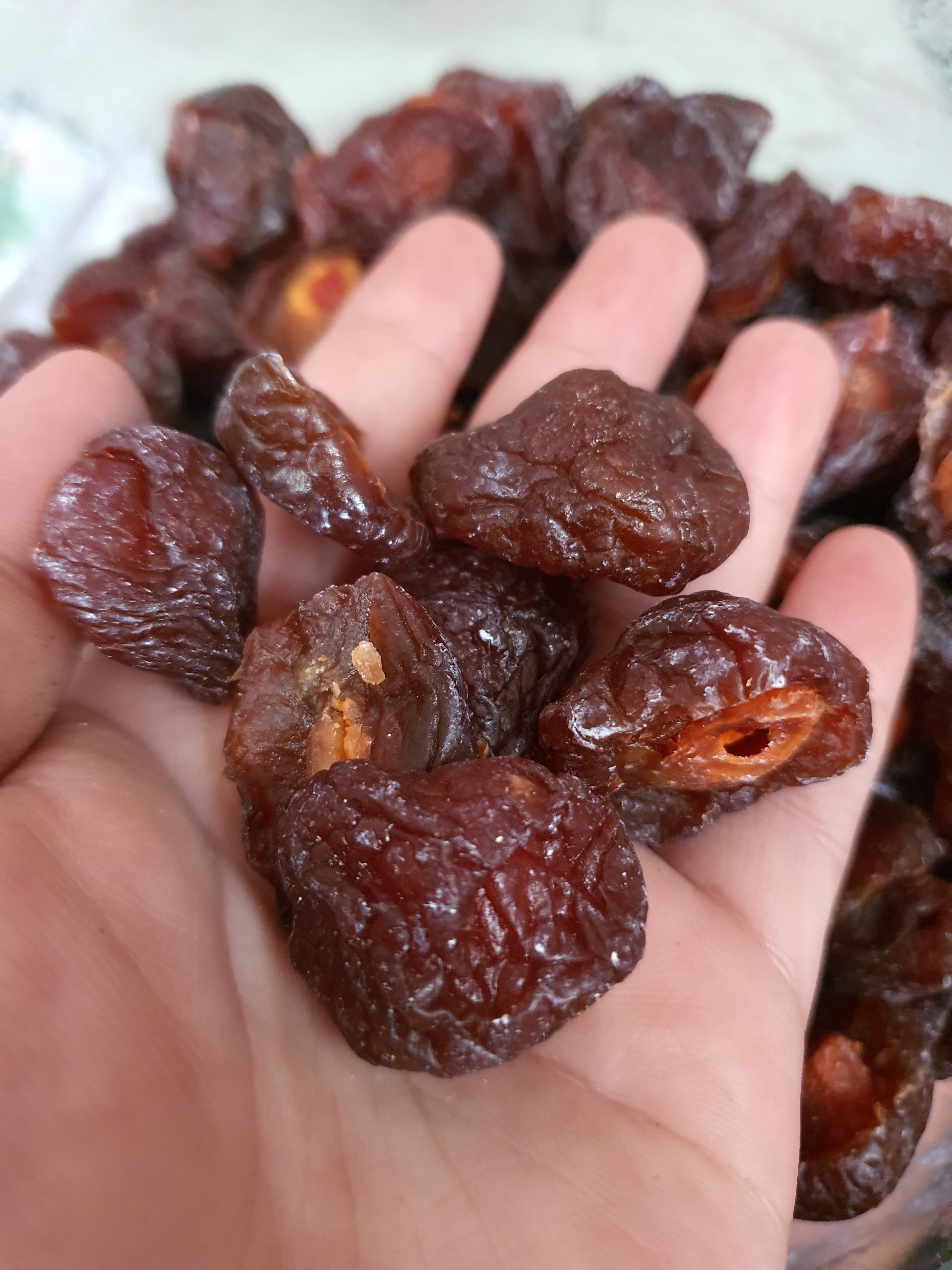 Đào chẻ sấy dẻo 500g -date 2025