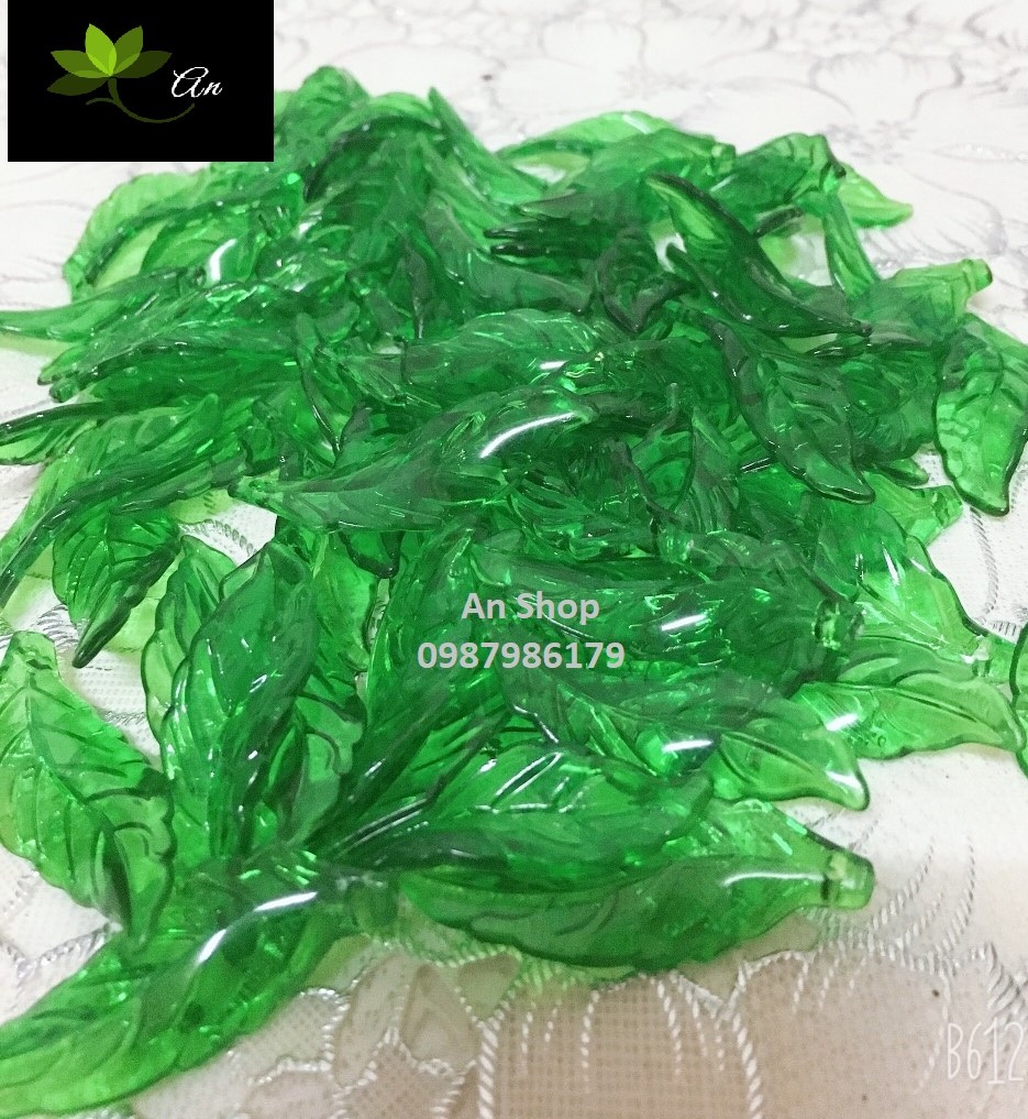 Lá mai , đào, lá cúc, lá hồng giả 100gr  - Nguyên liệu làm hoa