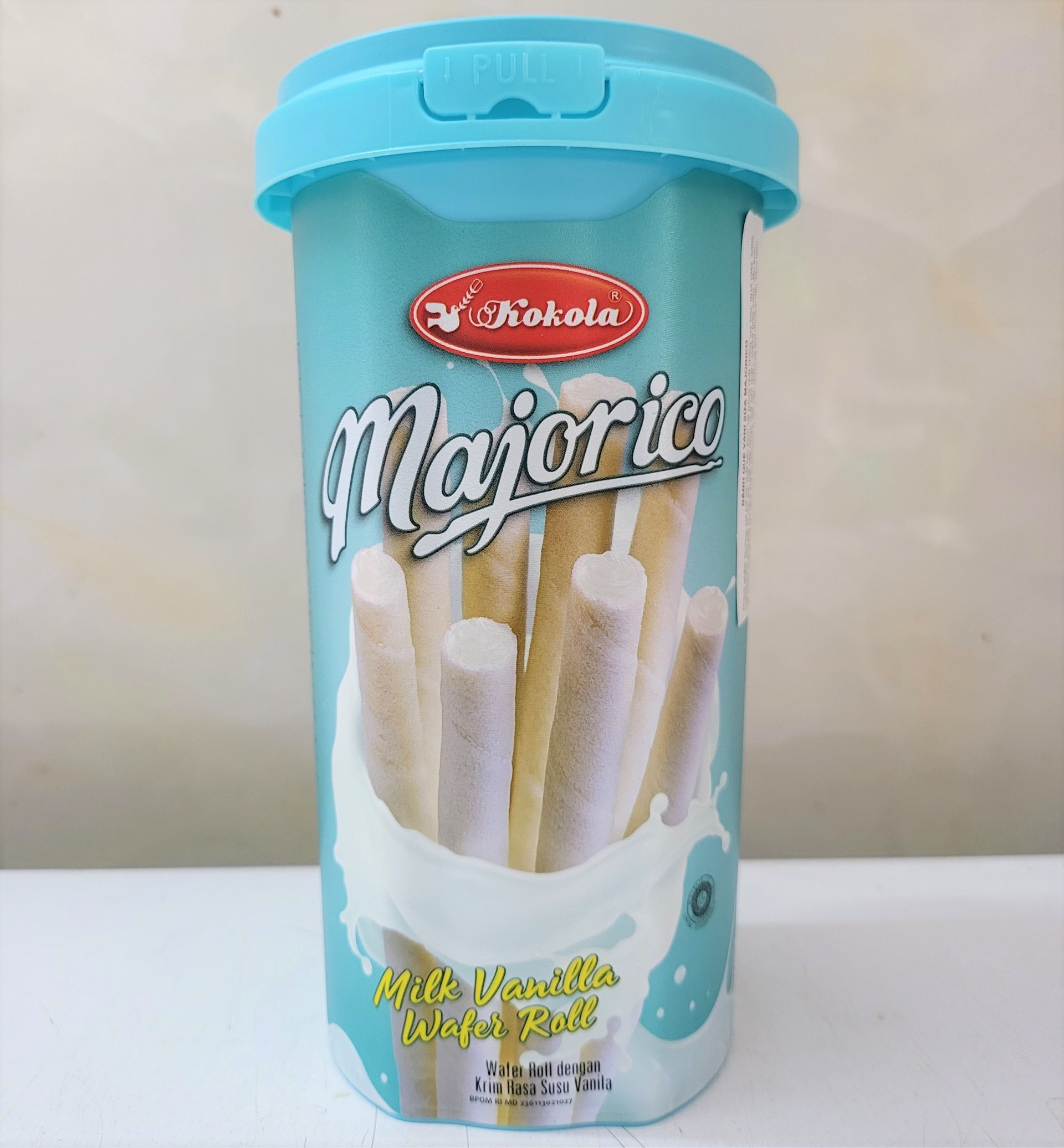 Bánh quế vani sữa majorico kokola milk vanilla wafer roll