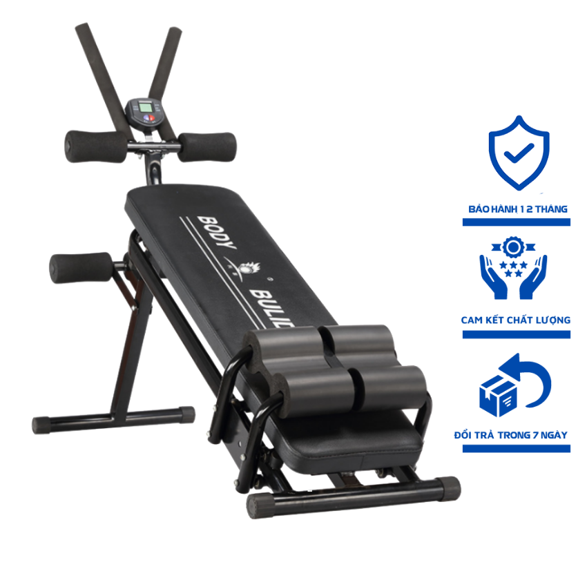 Ghế tập bụng đa năng KR080, máy gập cơ bụng đa năng, Ghế cong tập cơ bụng