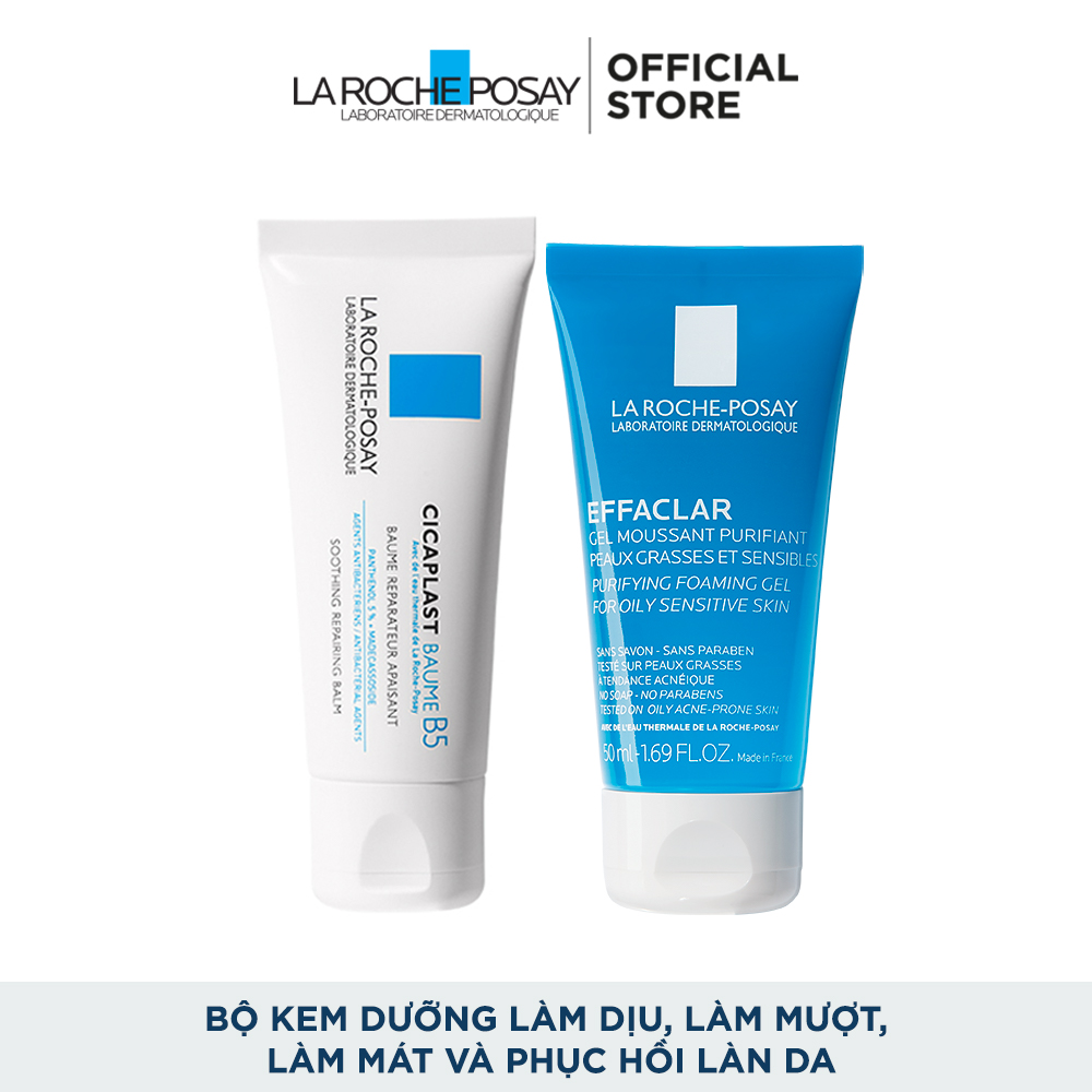 Bộ kem dưỡng làm dịu làm mượt làm mát và phục hồi làn da La Roche Posay Cicaplast Baume B5 Soothing Repairing Balm (40ml) 1 87b487cc1cc5ed75978be1822eb7fd02