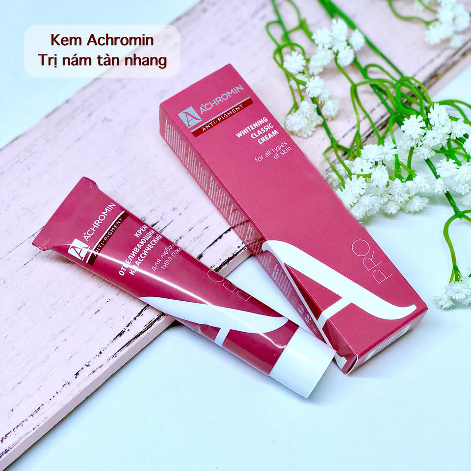 Kem mờ nám tàn nhang Achromin Nga mẫu mới (tuýp 45ml)