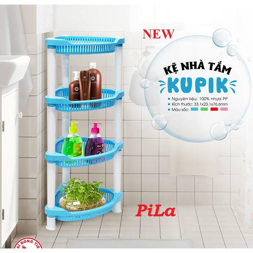 [HCM]KỆ NHÀ TẮM TAM GIÁC 4 TẦNG KUPIK ĐẠI ĐỒNG TIẾN