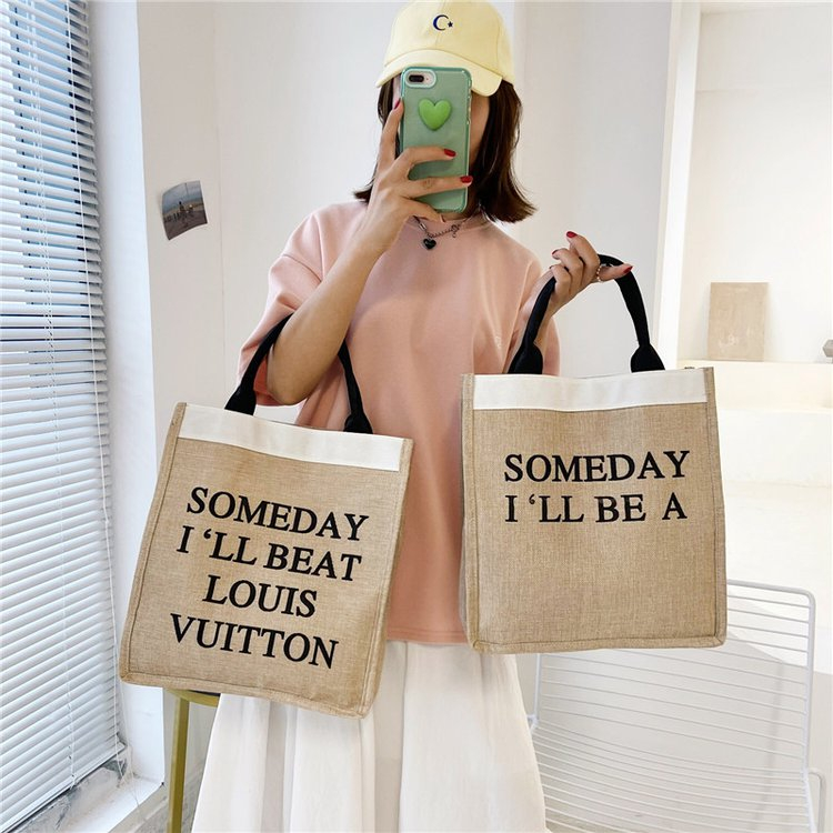 Túi cói đi biển merci someday cực hot quảng châu chất đẹp