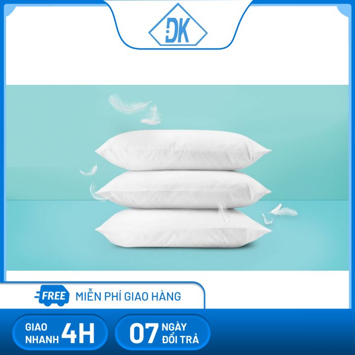 Ruột gối lông vũ nhân tạo kích thước 50x70cm, siêu mềm êm ái như gối khách sạn - Đăng Khoa 79