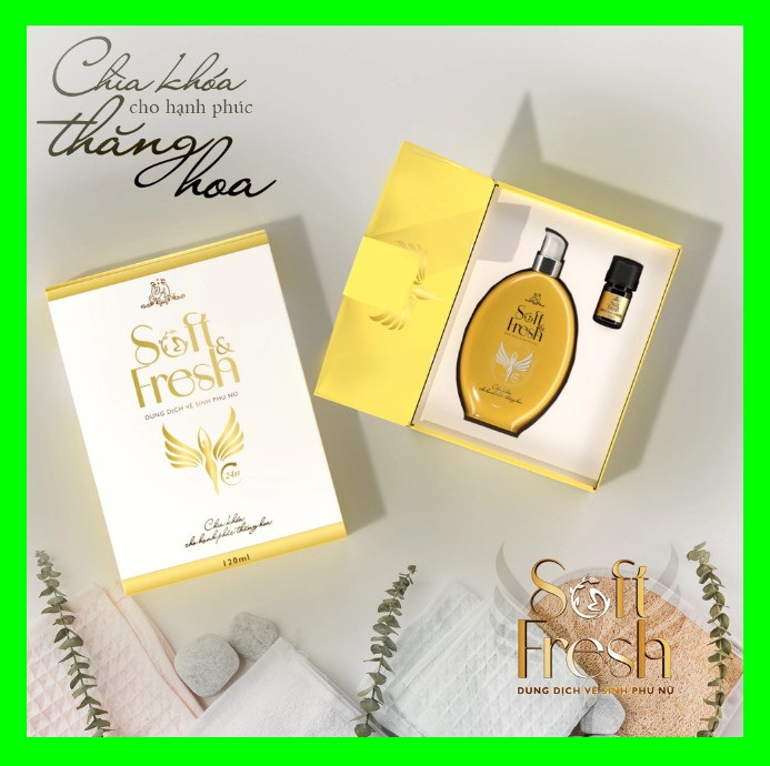 Dung dịch vệ sinh phụ nữ Soit Fresh 120ml. Tặng nước hoa vùng kín