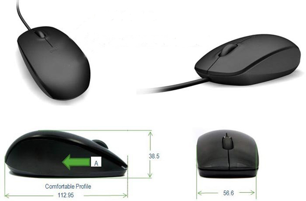 Chuột dell ms111 - có dây - giá siêu rẻ