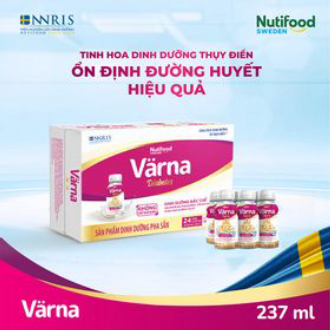 Thùng 24 chai Sữa Bột Pha Sẵn Nutifood Varna Diabetes 237ml