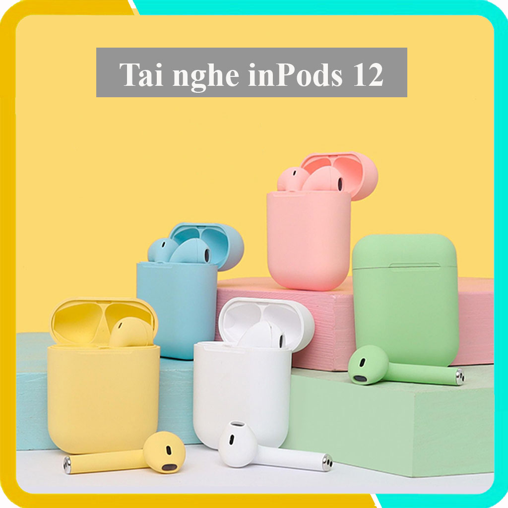 Tai Nghe Bluetooth i12 Không Dây, inpods12 Nhiều Màu Lựa Chọn, Tương Thích Android\iOs