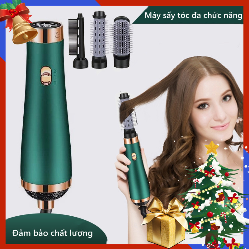 Máy sấy tóc Máy sấy tóc ba trong một đa chức năng với thanh uốn ion âm và lược uốn tóc, không gây hư tổn cho tóc, chăm sóc tóc và làm khô tóc nhanh chóng