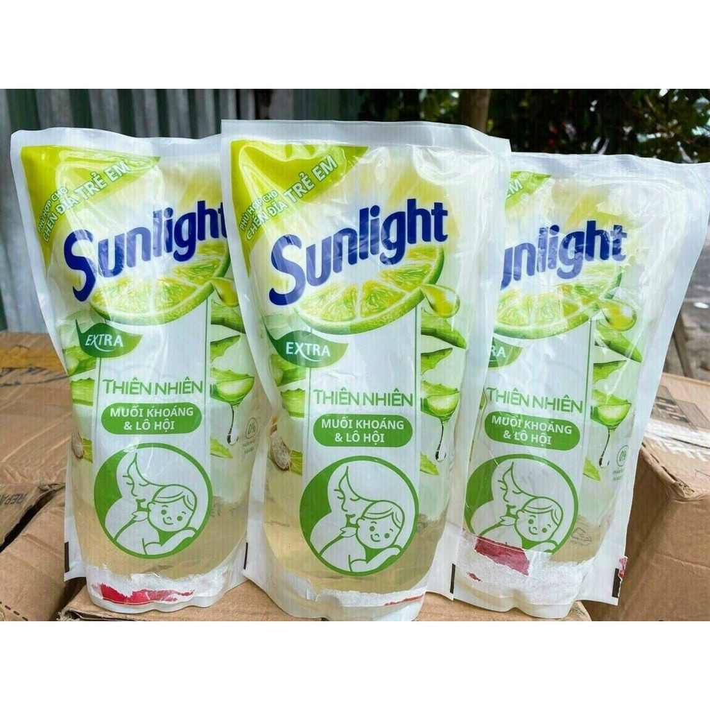 1 bịch nước rửa chén sunlight 550g