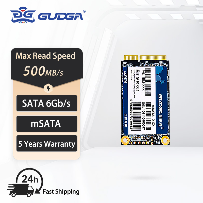 Gudga industry msata ssd sata 3 tlc 32gb 64gb 128gb hd ssd internal solid state ssd hard disk for desktop laptop computer