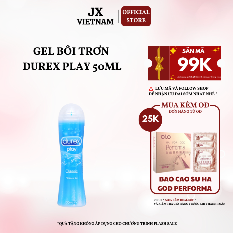 Gel Durex Play classic Intimate 50ml - mẫu mới nắp ấn - trơn mượt TH STORE 01