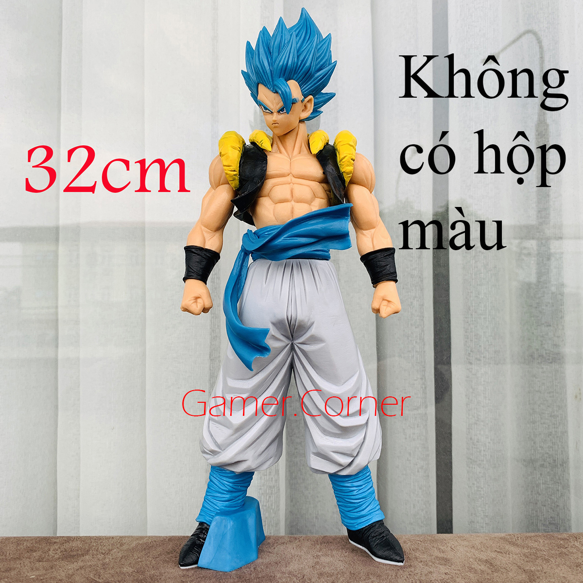 Mô hình nhân vật gogeta tóc xanh, tóc vàng, gogeta blue, gogeta nero cao 32cm trong dragon ball cực đẹp