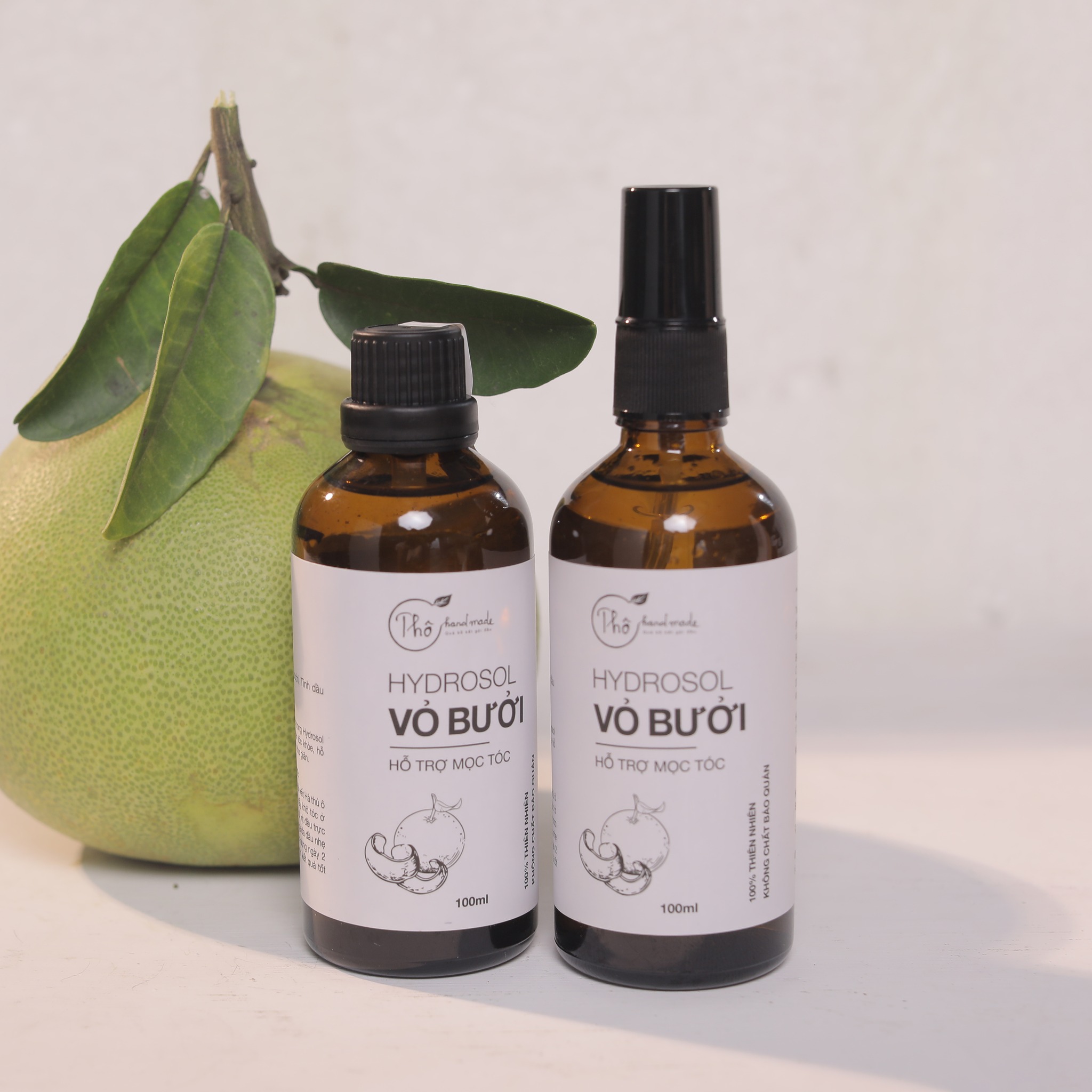 Hydrosol vỏ bưởi VietKet- Dưỡng tóc, Giảm rụng tóc, Kích thích mọc tóc