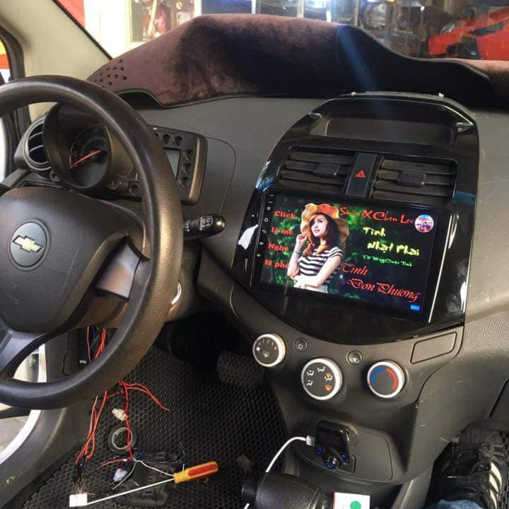 Màn Hình DVD Android Chevrolet Spark 2008 - 2016 Cắm Sim 4G,Màn Hình Android Chevrolet Sprak Ram 2G,Rom 32G,Màn Hình Android chevrolet Spark cấu hình cao giá tốt